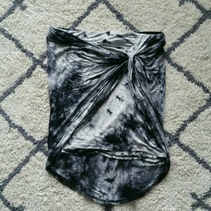 Sans Souci Black Tie Dye Skirt